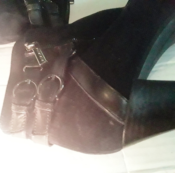 Aquatalia Suede Leather Heeled Booties - Picture 12 of 16